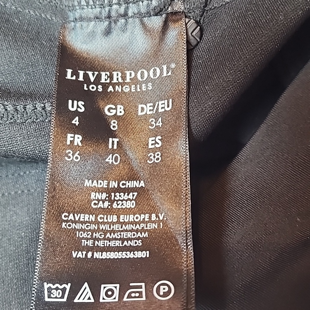 Liverpool Los Angeles Size 4 Black Maternity Leggings Jeggings: - Picture 9 of 14